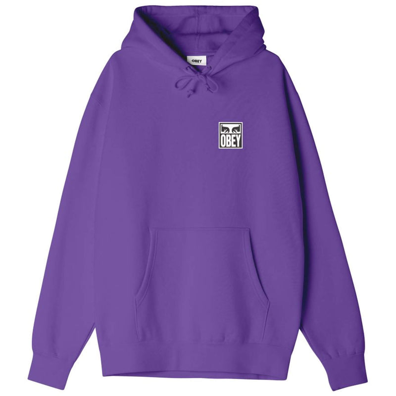 OBEY Eyes Icon Pullover Hoodie Passion Flower Purple