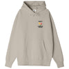 OBEY A Piece Of Heaven Pullover Hoodie Silver Grey