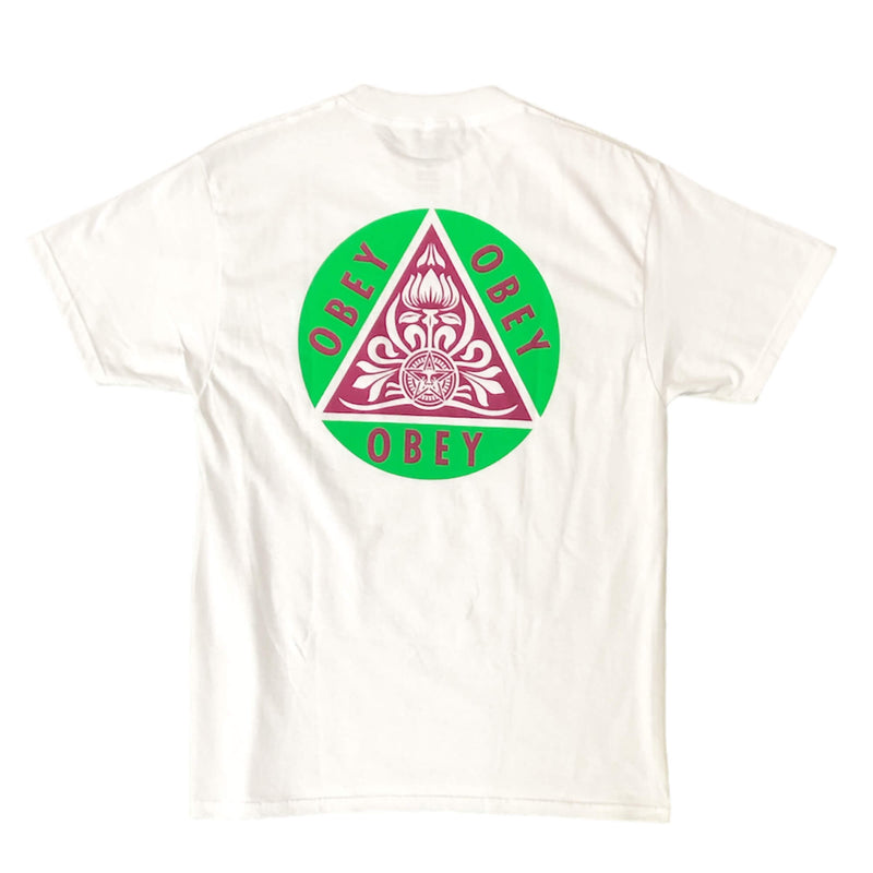 OBEY Pyramid T-Shirt White