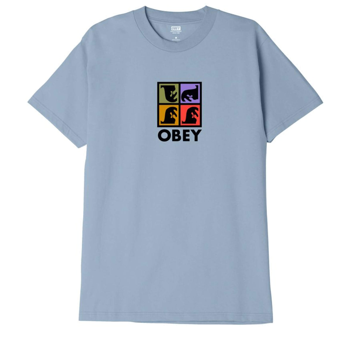 OBEY Repetition T-Shirt Good Grey Blue