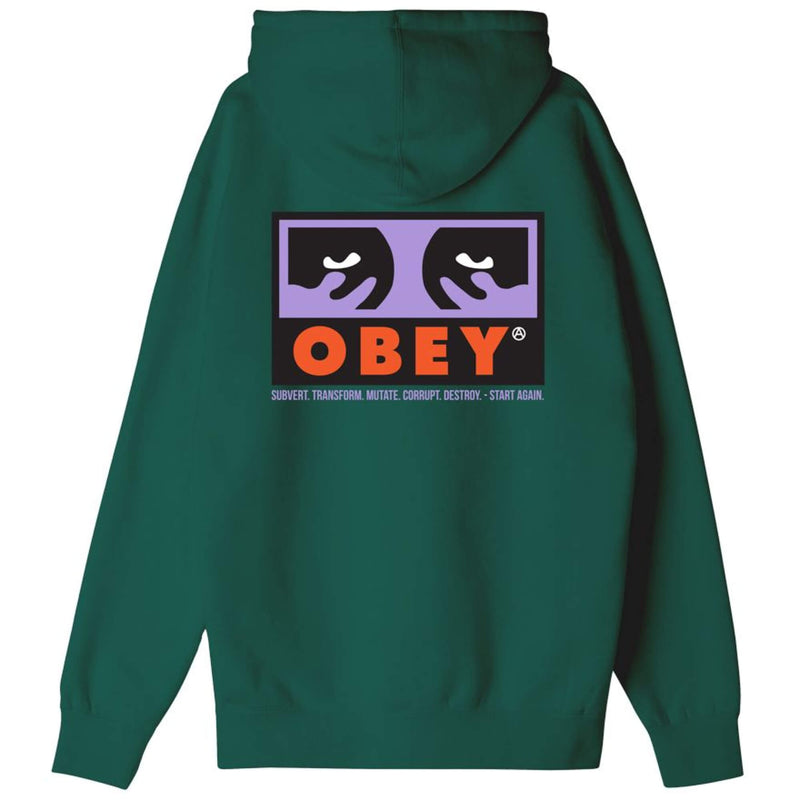 OBEY Subvert Pullover Hoodie Adventure Green