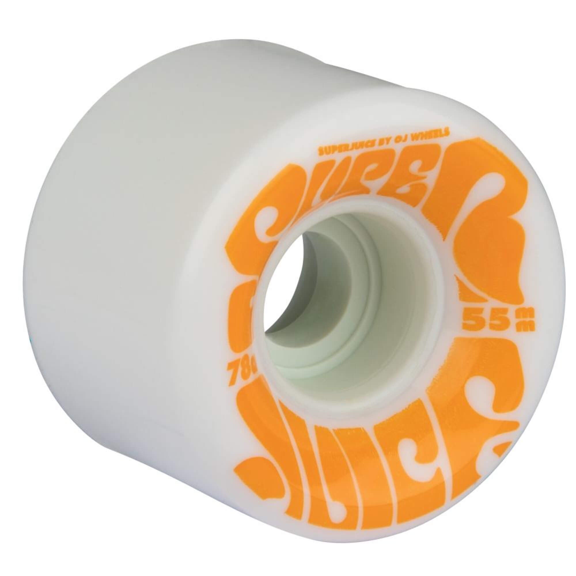 OJ Mini Super Juice Skateboard Wheels White 78a Soft 55mm