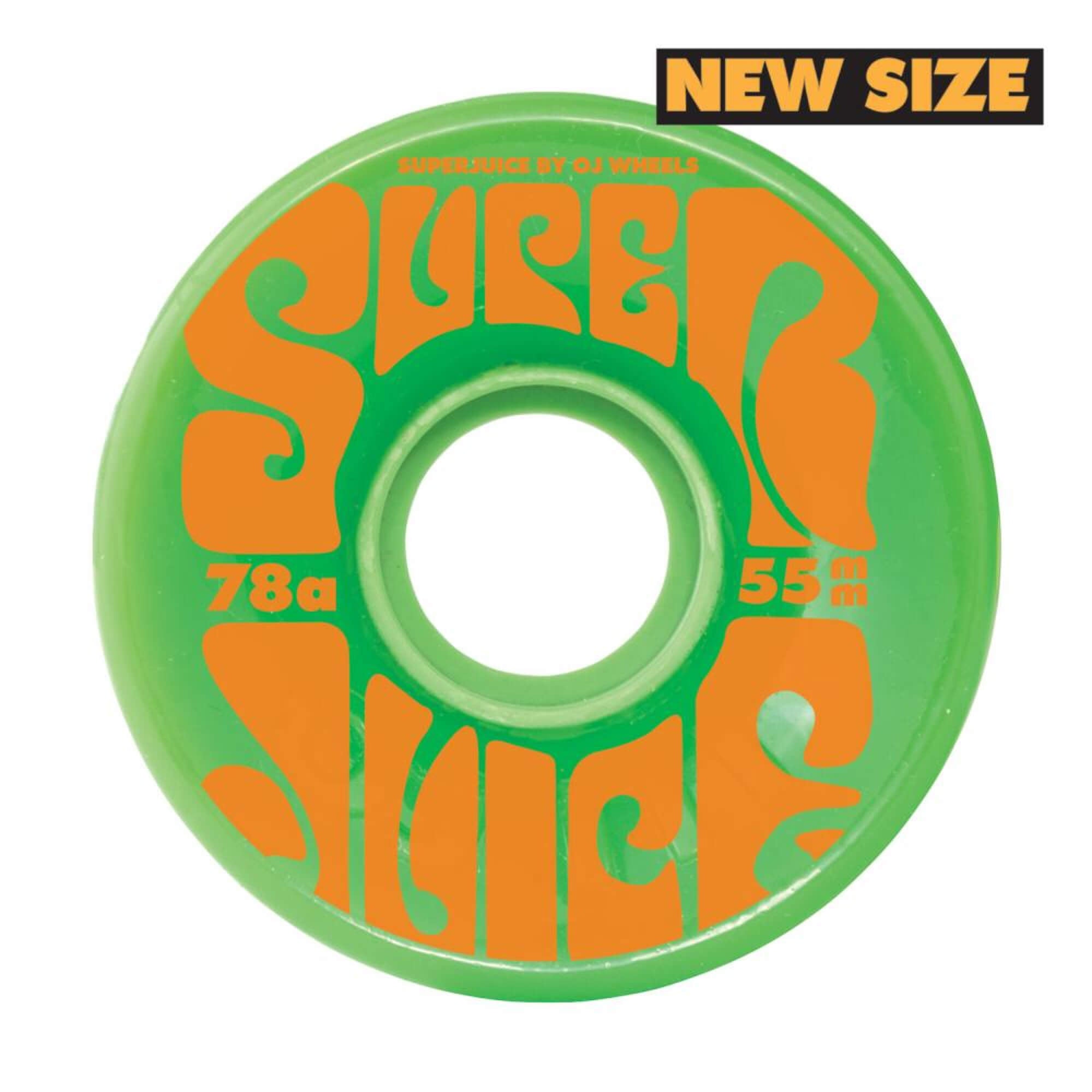 OJ Mini Super Juice Skateboard Wheels Green 78a Soft 55mm