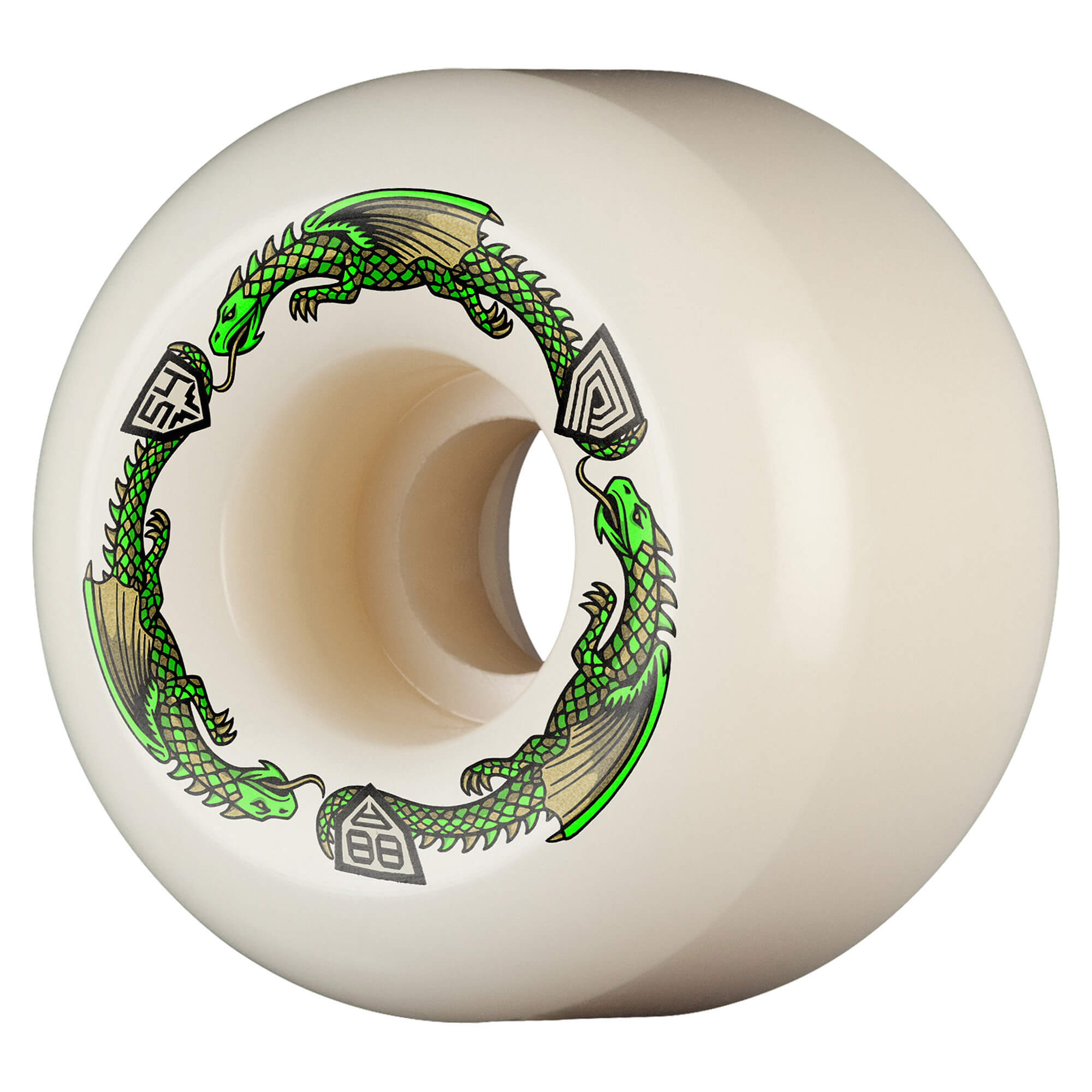 Powell Peralta Dragon Formula Skateboard Wheels 54mm x 39mm 88A A2