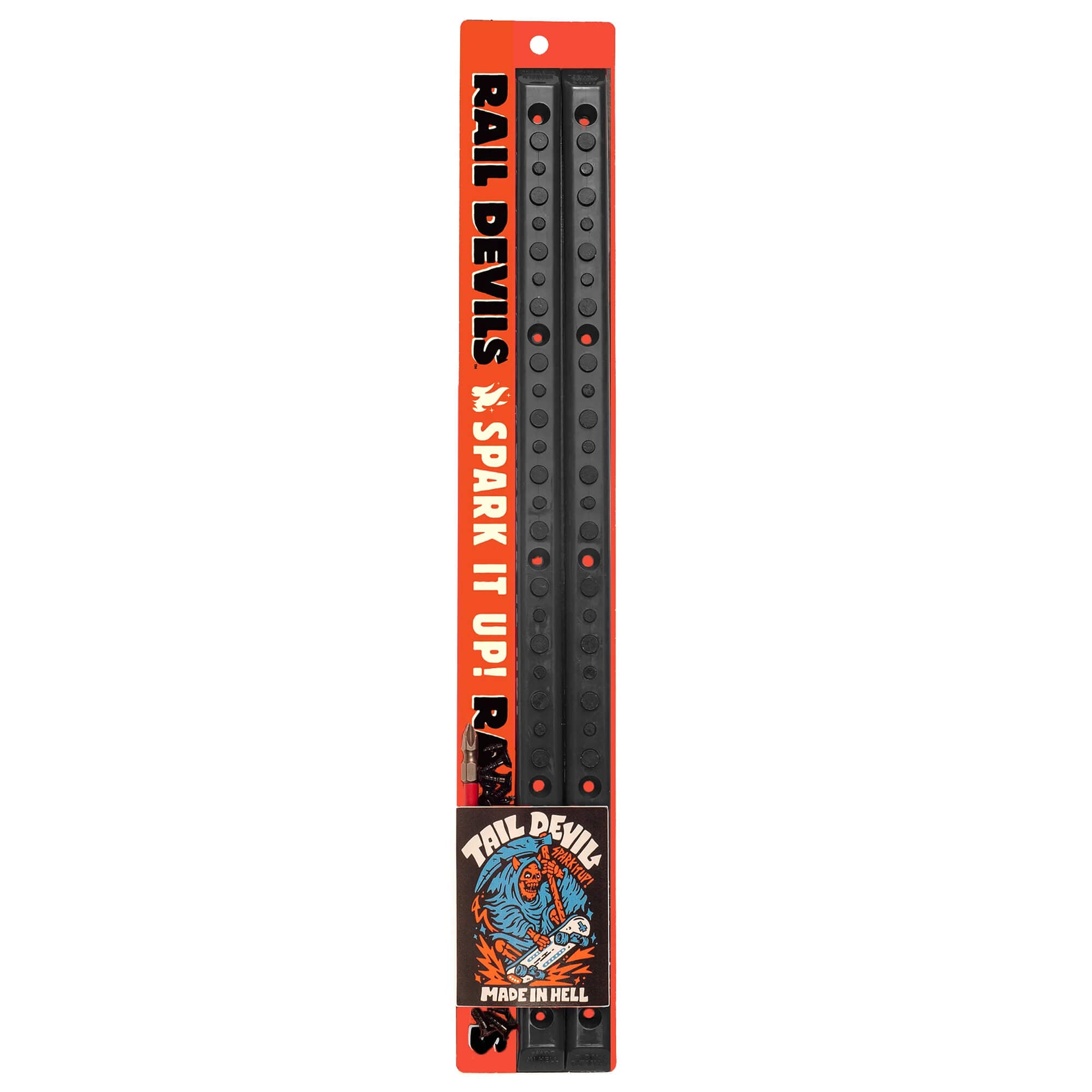 Rail Devil Skateboard Sparking Rails | Black