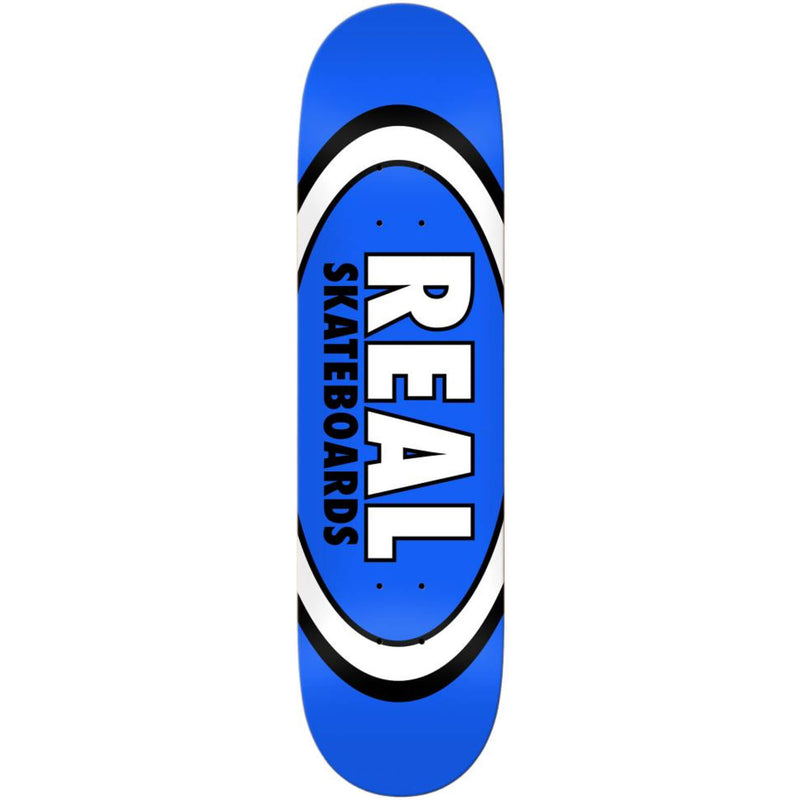 Real Skateboards Team Classic Oval Deck Blue 8.5"