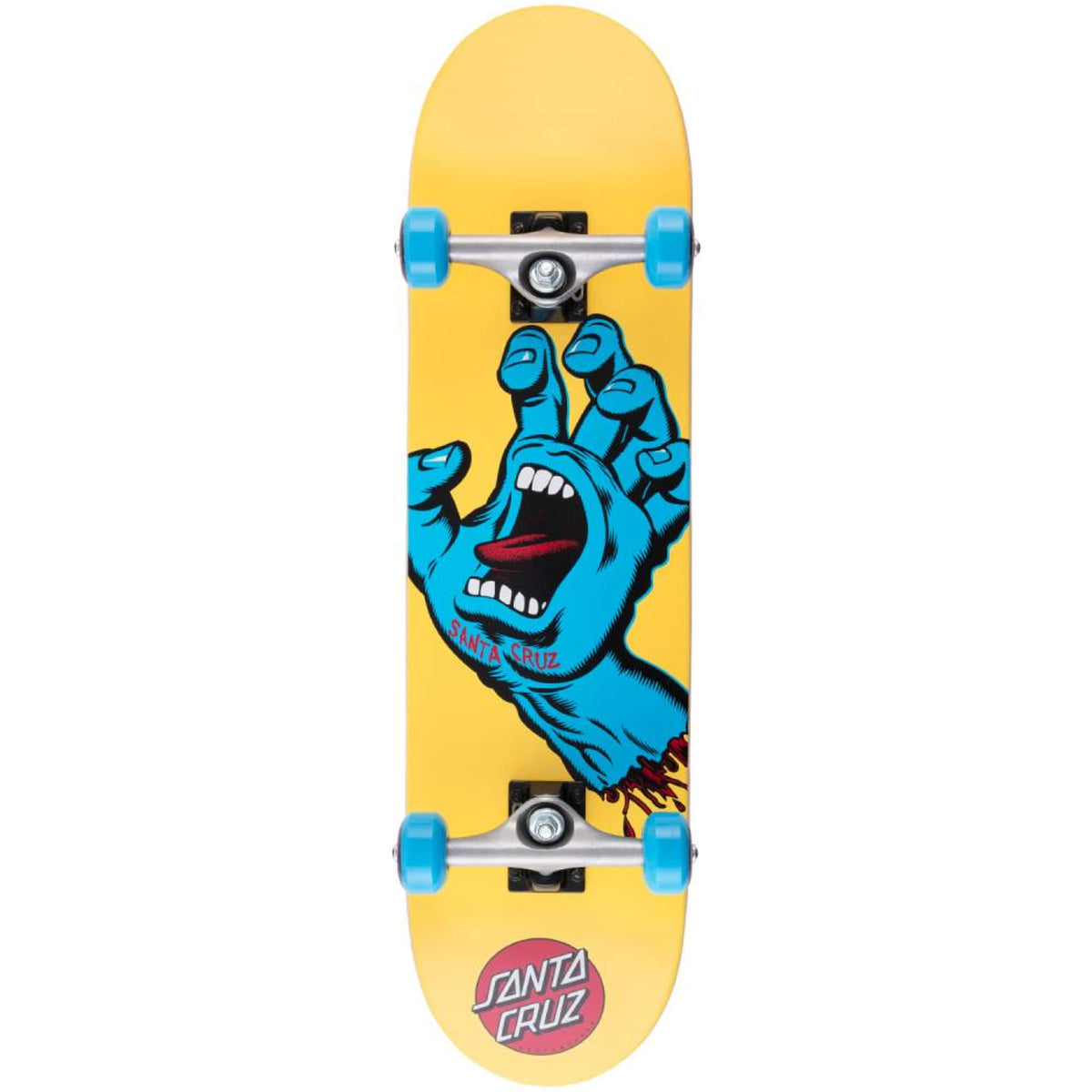 Santa Cruz Screaming Hand Complete Skateboard Yellow 7.75"