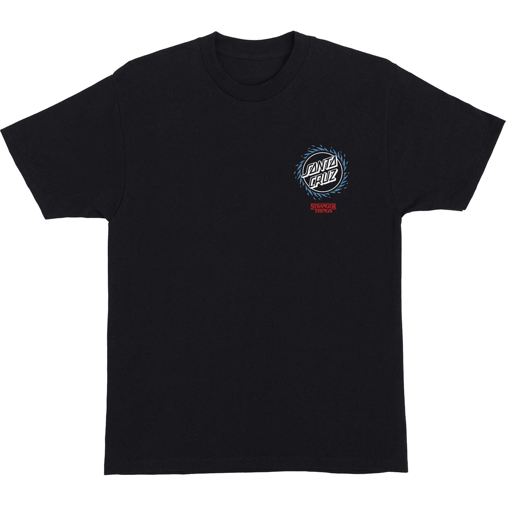 Santa Cruz x Stranger Things Hellfire Pit T-Shirt Black