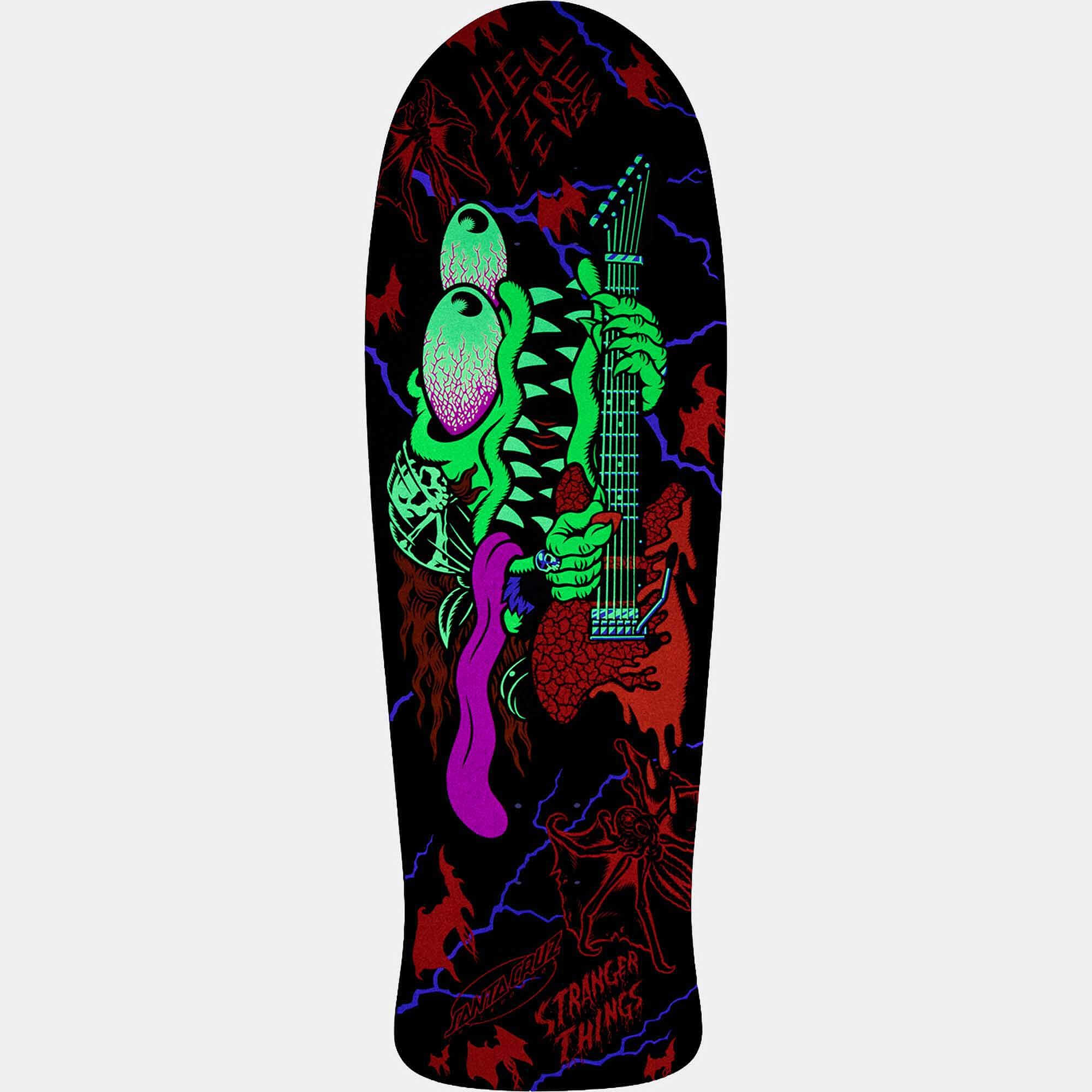 Santa Cruz x Stranger Things Meek Slasher Skateboard Deck 10.1"