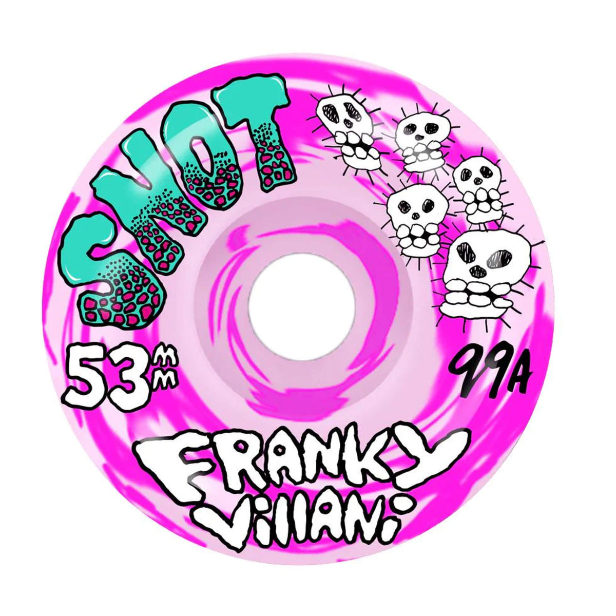 Snot Franky Villani's Swirls Skateboard Wheels 53mm 99A