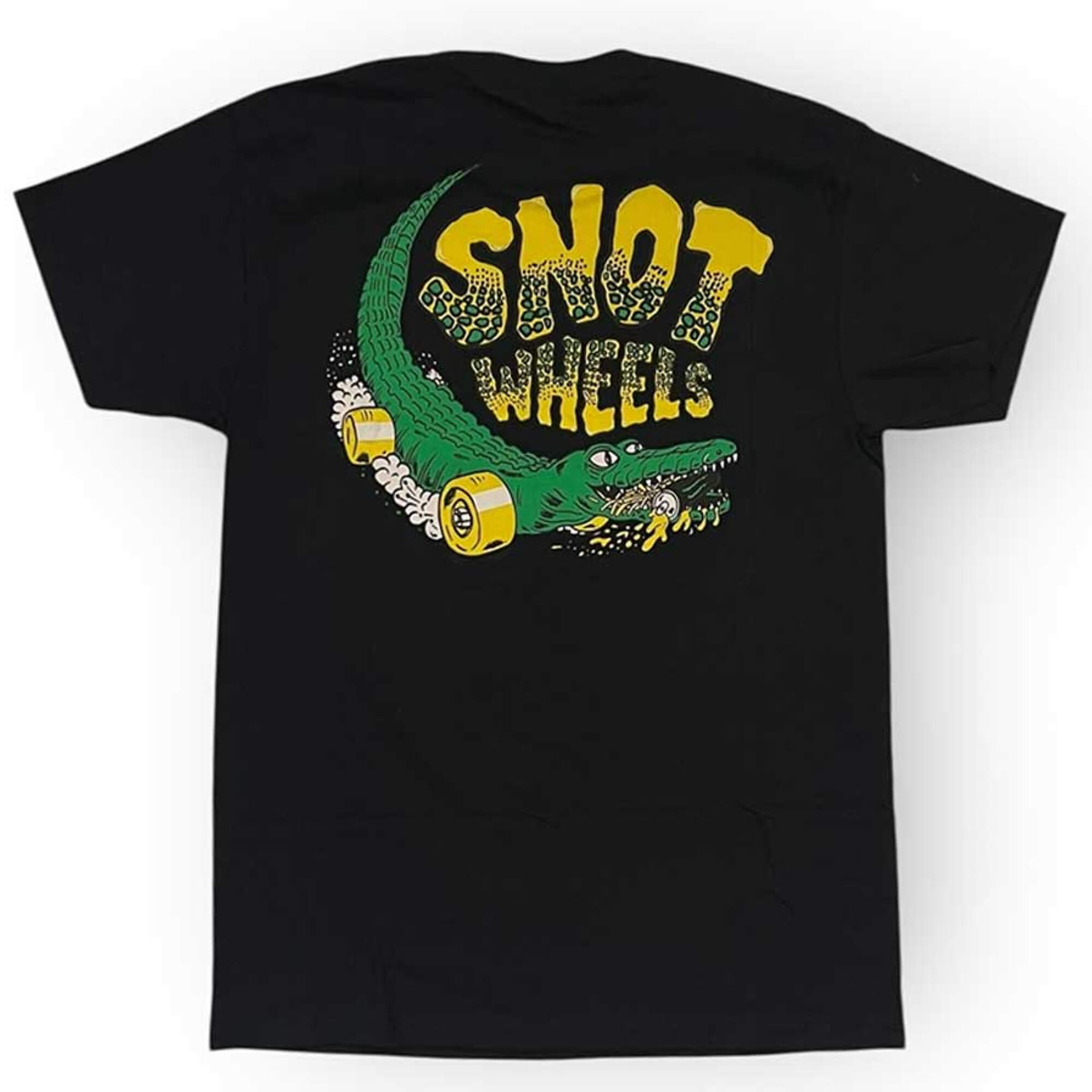 Snot Skateboarding Gator T-Shirt Black
