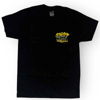 Snot Skateboarding Gator T-Shirt Black