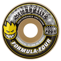 Spitfire Formula Four Wheels Conical Yellow