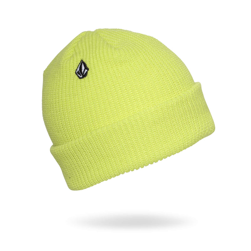 Volcom Full Stone Beanie Hat Lime Green