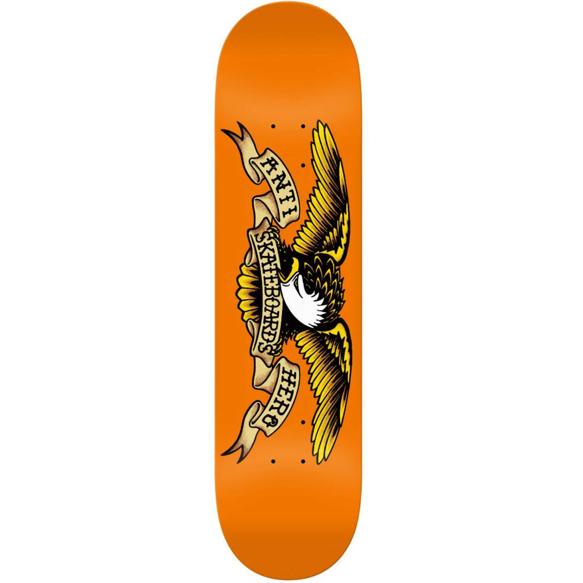 Antihero Classic Eagle Skateboard Deck Orange 9.00"