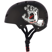 Bullet x Santa Cruz Screaming Hand Skateboard Helmet Adult Black
