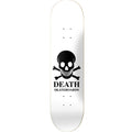 Death Skateboards OG Reverse Skull Deck White 8.00"