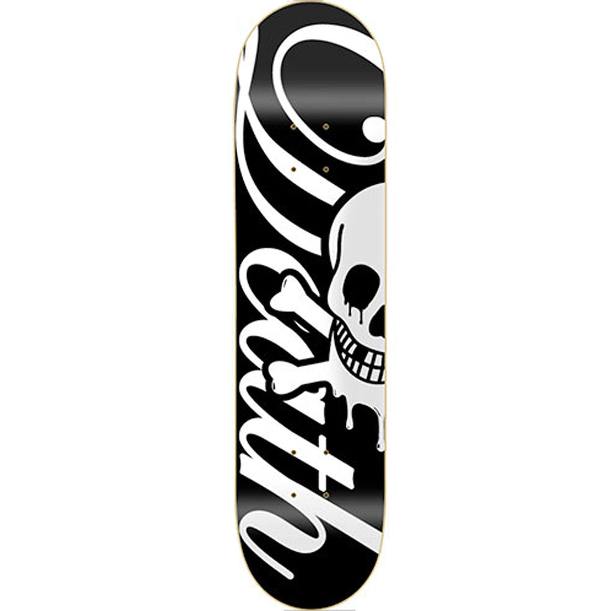 Death Skateboards Script Deck Black