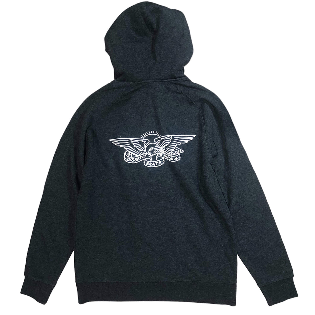 Dissent Eagle Logo Pullover Hoodie Charcoal Heather