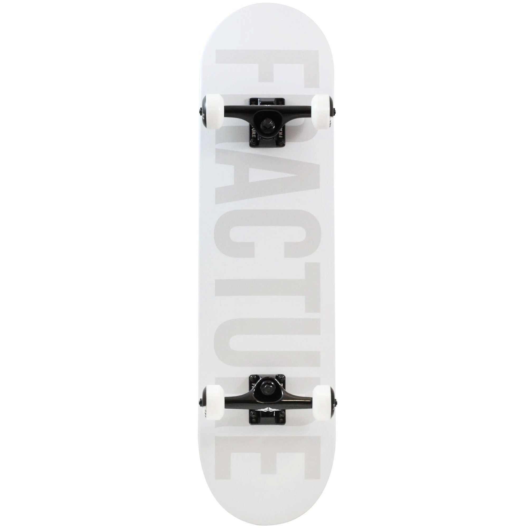 Fracture Fade Complete Skateboard White 8.00"