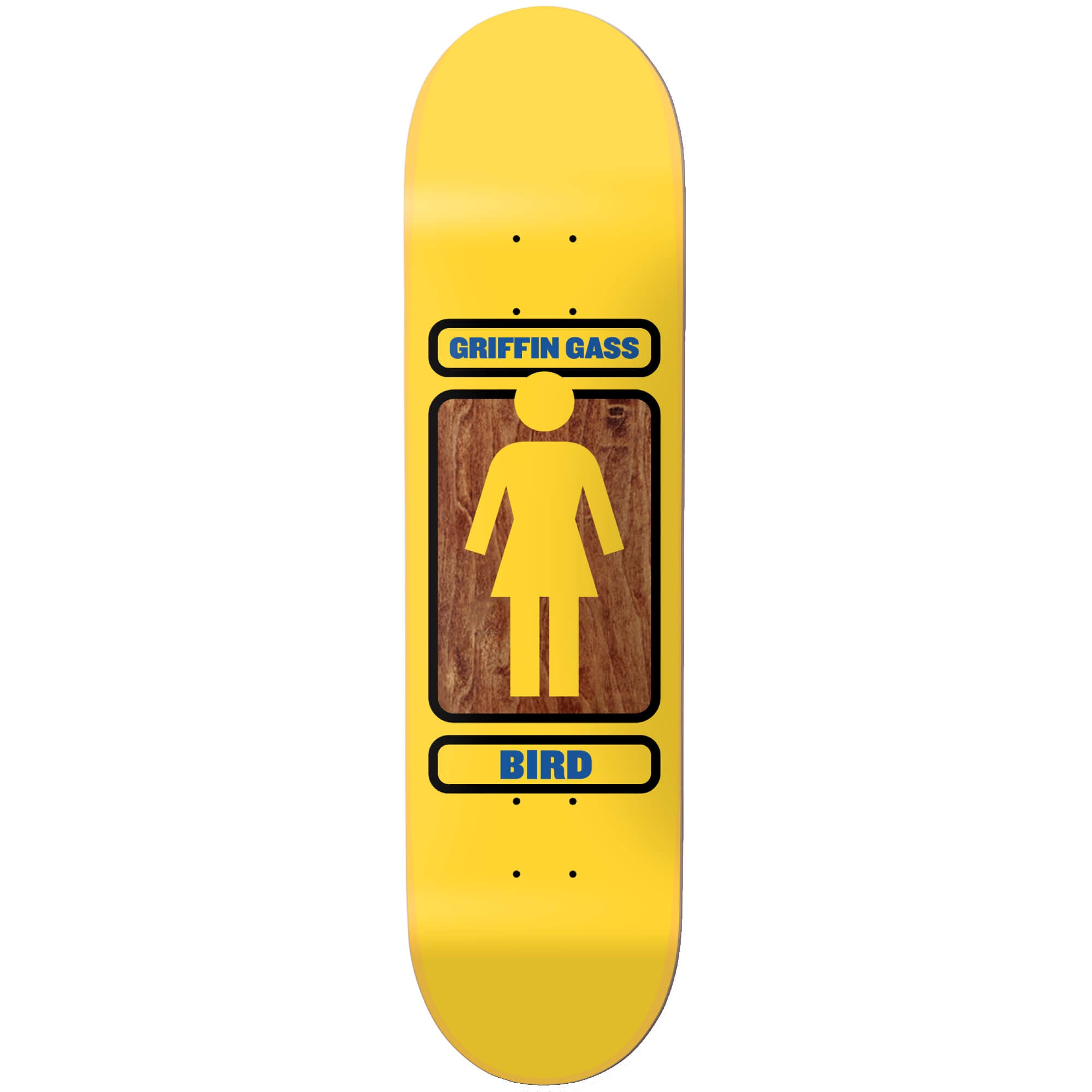 Girl Skateboards Gass '93 Til Deck Yellow 8.5"