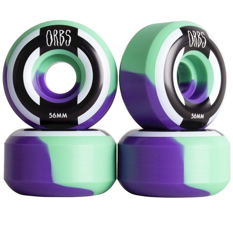 Orbs Apparitions Splits Skateboard Wheels 56mm Mint Lavender