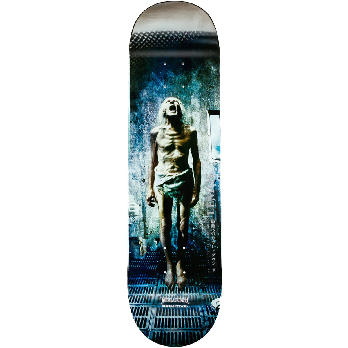 Primitive x Megadeth Countdown To Extinction Skateboard Deck 8.25"