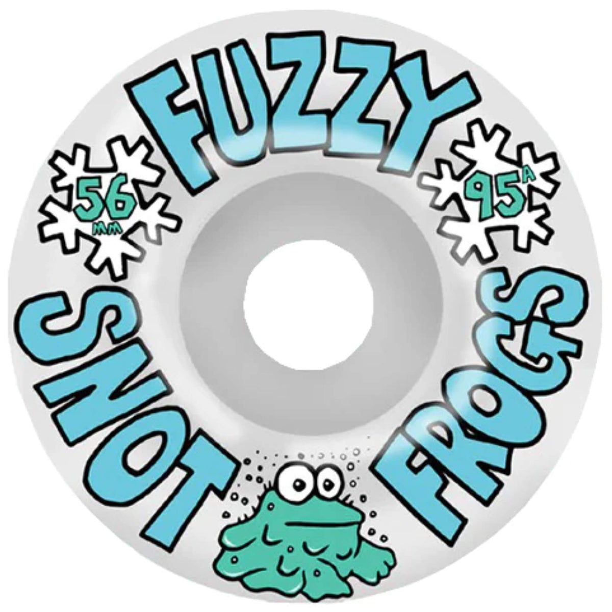 Snot Fuzzy Frogs Skateboard Wheels 56mm 95A