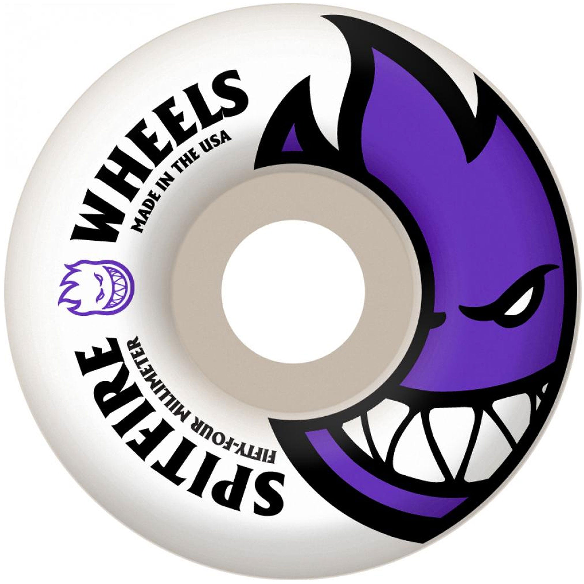 Spitfire Bighead Wheels White Purple 54mm